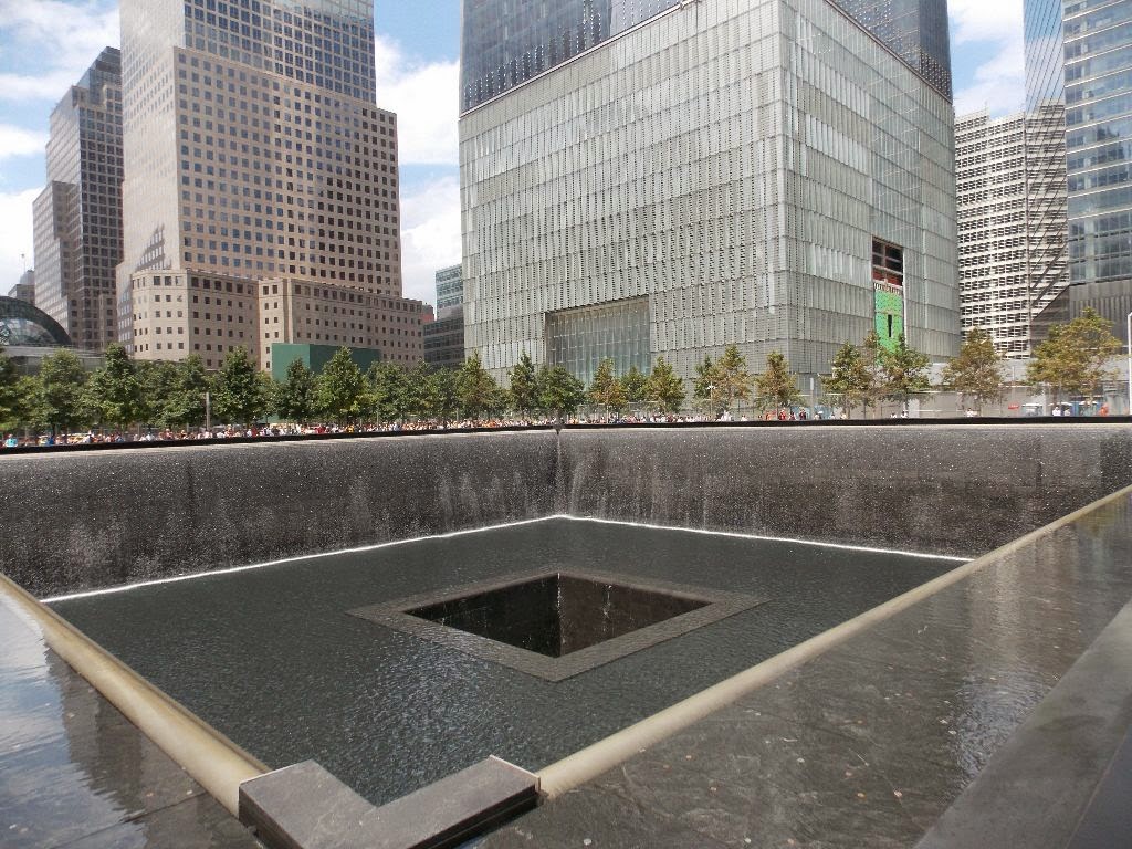 Brunnen auf der Flaeche von ehem. World Trade Center