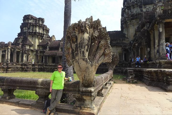 Dirk in Angkor Wat
