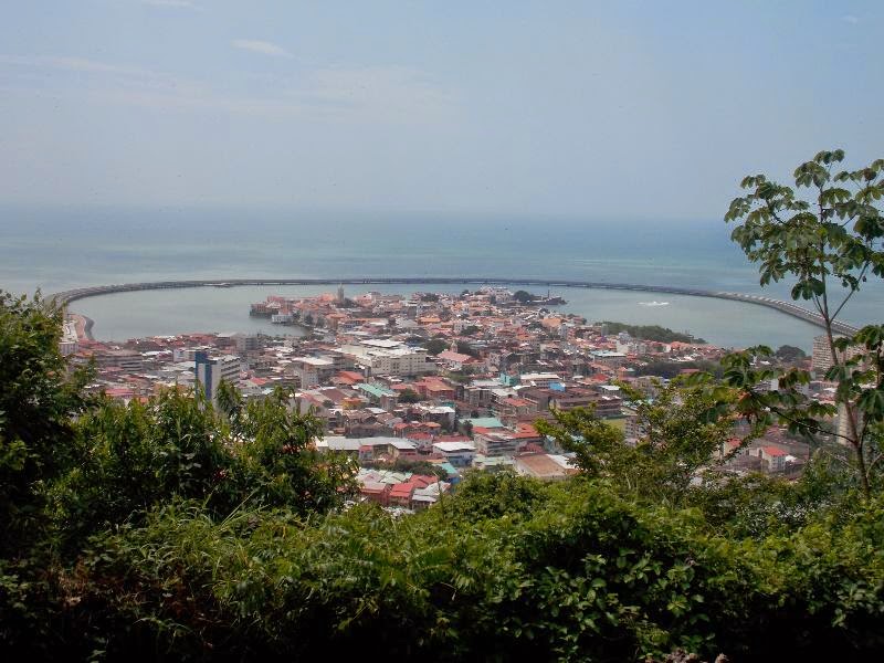Blick von oben auf die Altstadt von Panama